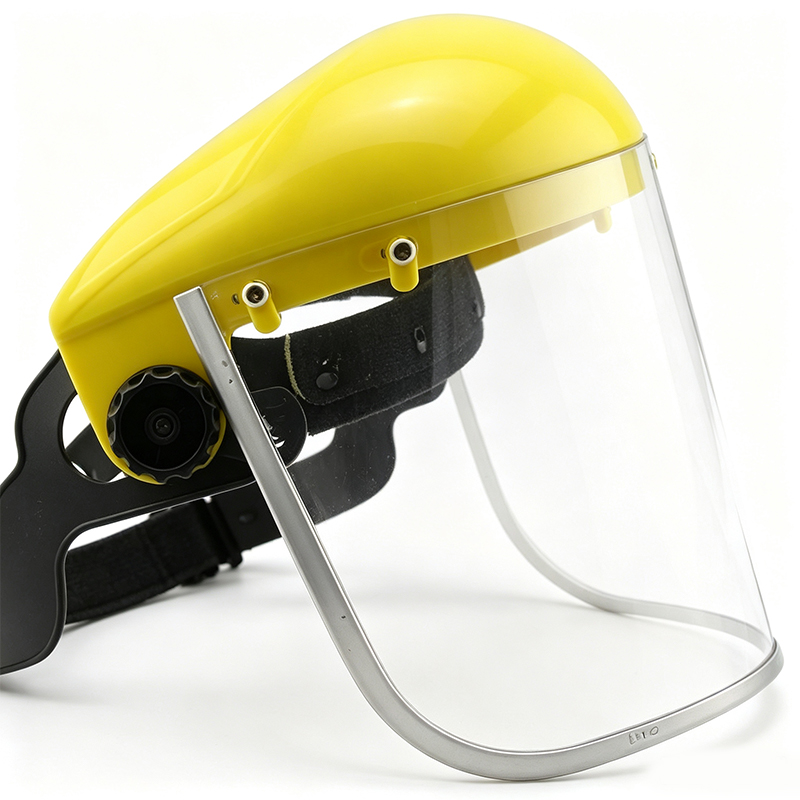 Aluminum-Bound Industrial Protection Face Shield