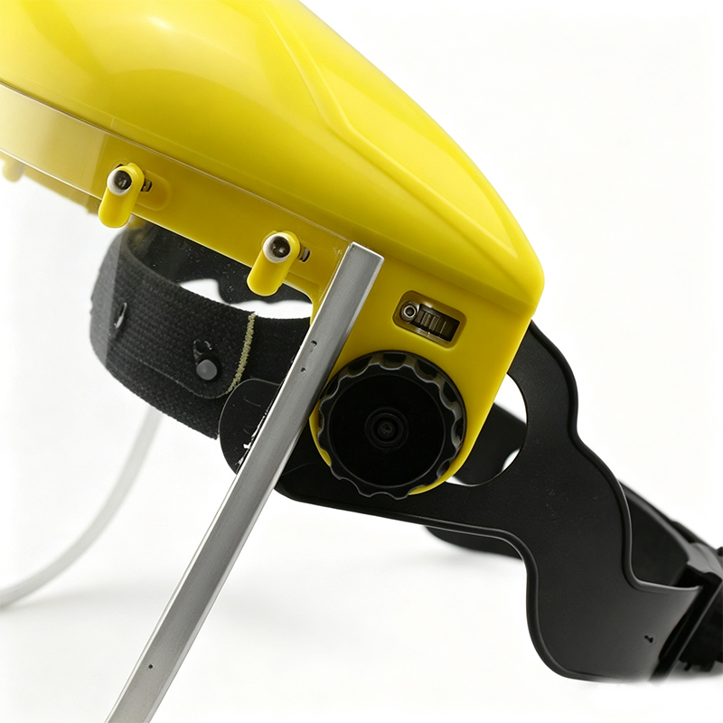 Aluminum-Bound Industrial Protection Face Shield