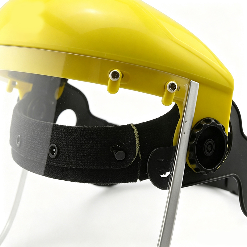 Aluminum-Bound Industrial Protection Face Shield