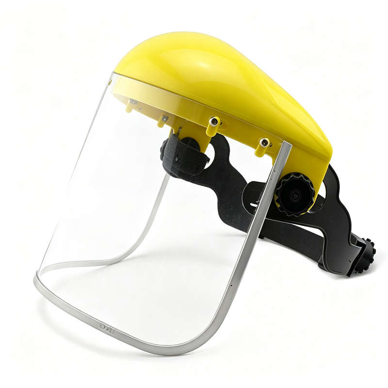 Aluminum-Bound Industrial Protection Face Shield