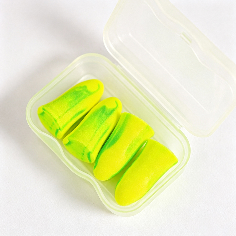 Slow-Rebound na PU Foam Noise Reduction Earplug na Hugis Bell