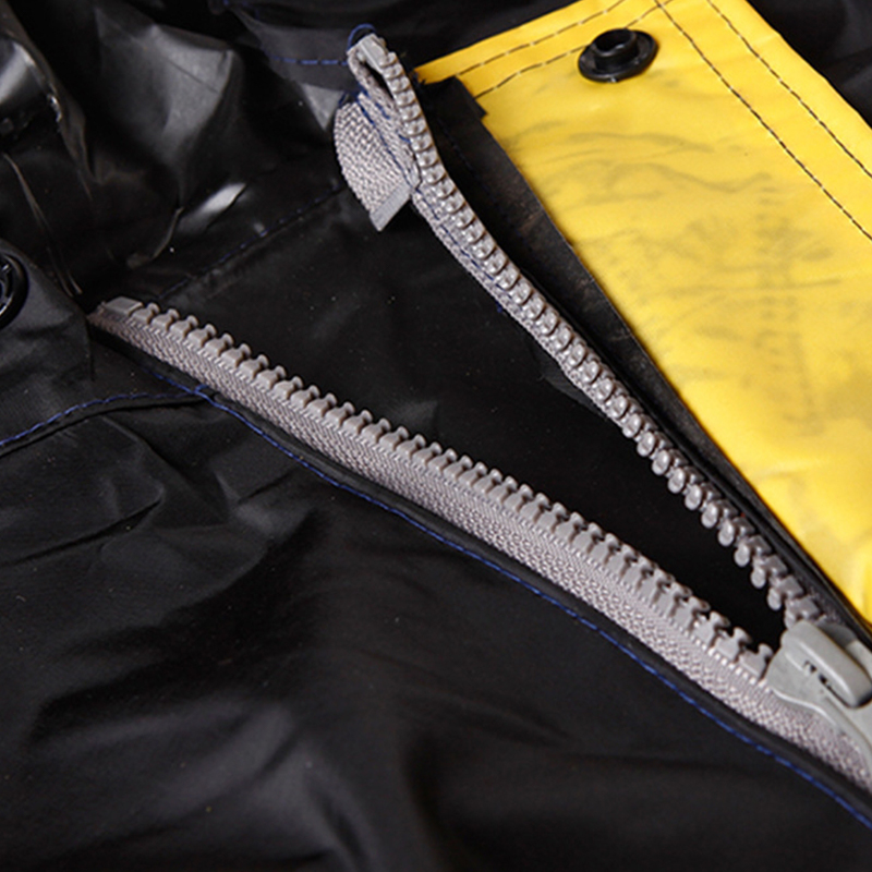 Dual-Layer PVC Reflective Safety Raincoat
