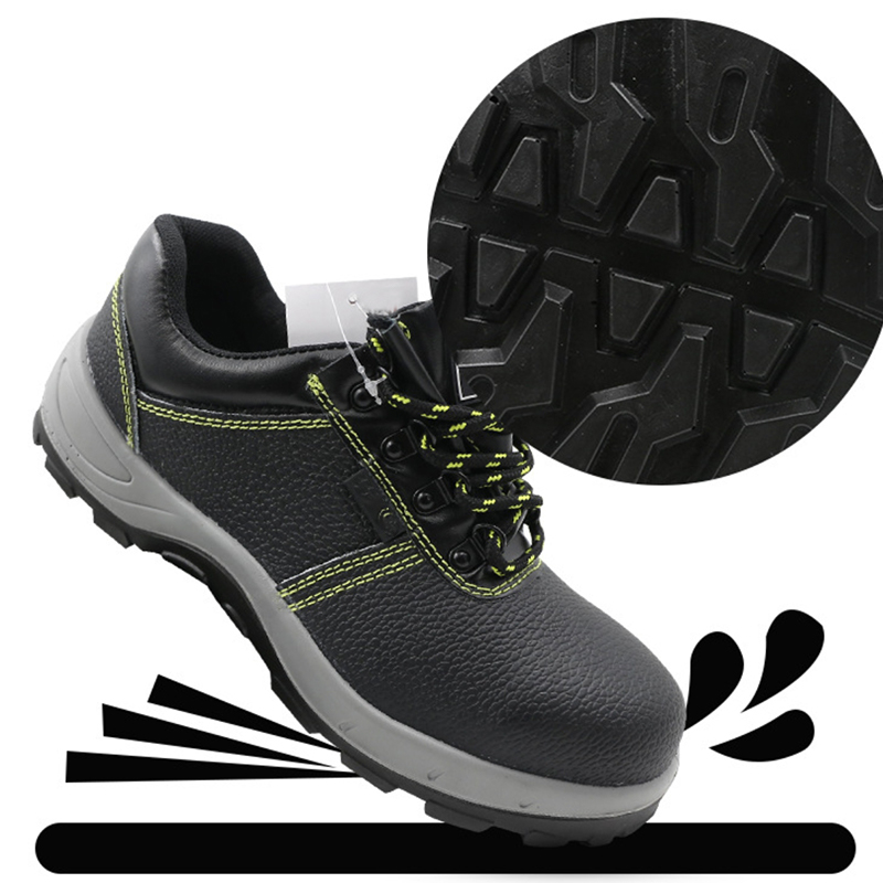 Anti-smashing at anti-puncture safety work shoes