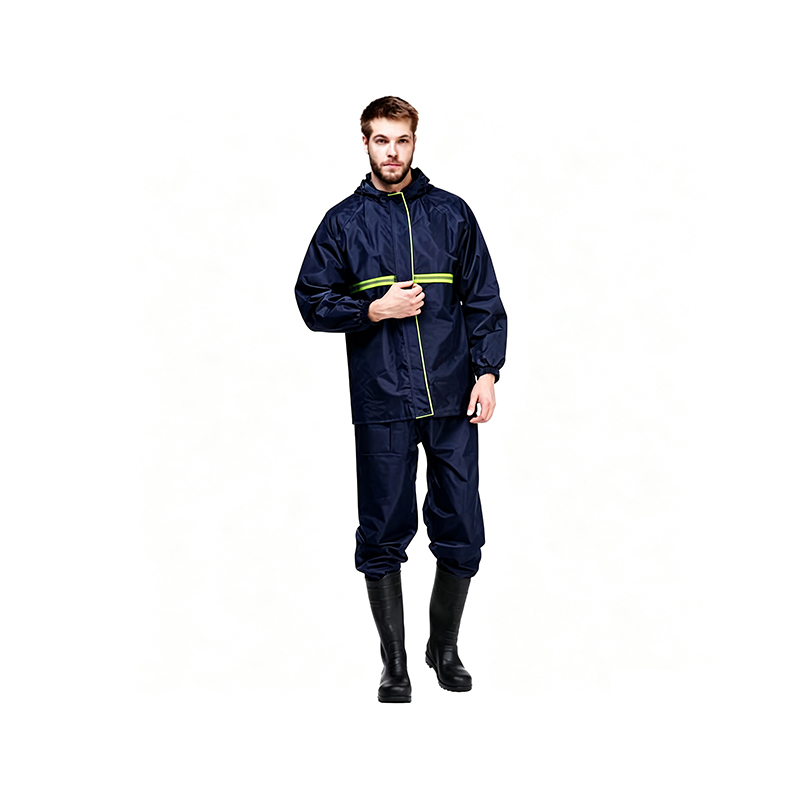 High-Visibility Single Layer Reflective Raincoat