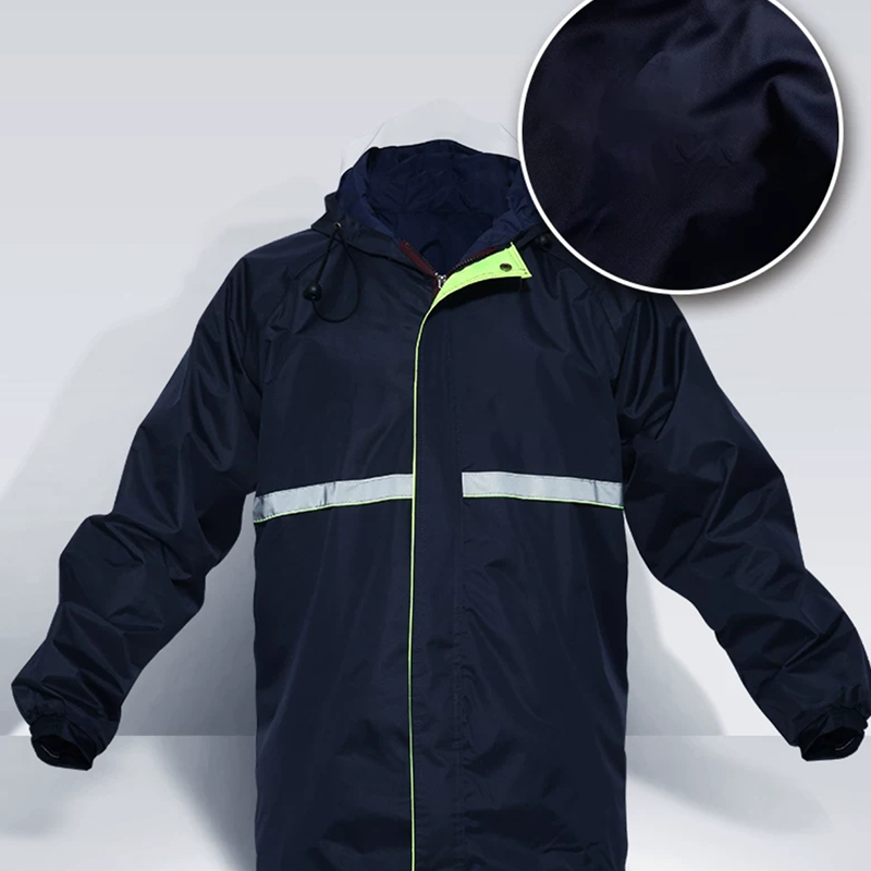 Makapal na Single-Layer Reflective Safety Raincoat