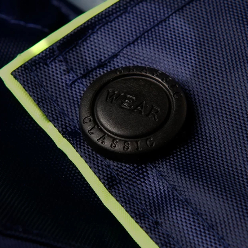 Makapal na Single-Layer Reflective Safety Raincoat