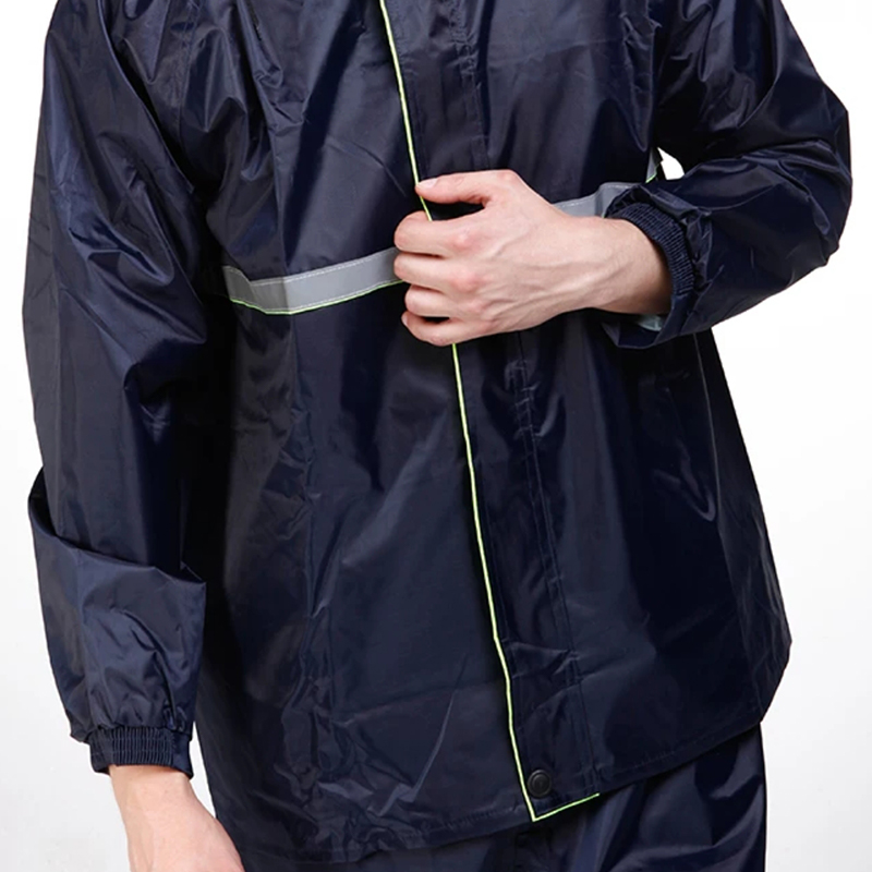 Makapal na Single-Layer Reflective Safety Raincoat