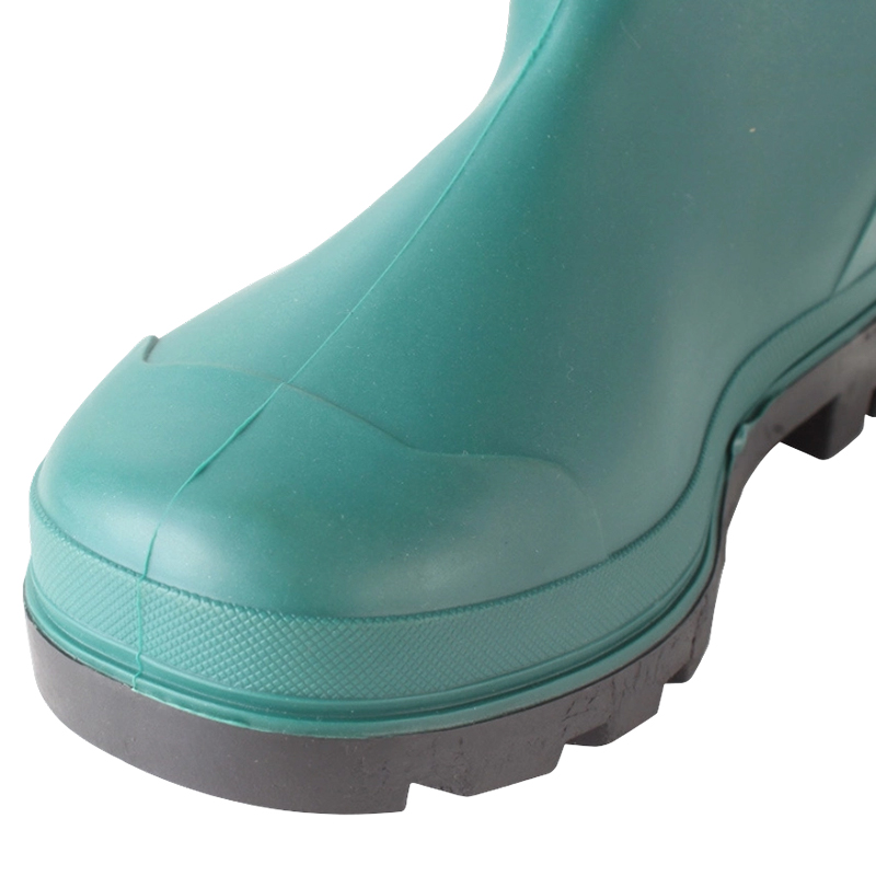 Green Matte Industrial PVC Rain Boots
