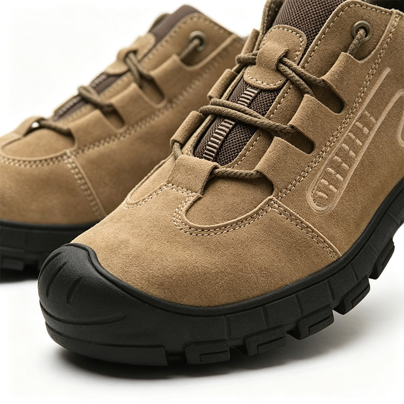 Kevlar Anti-Puncture Rubber Suede Safety Shoes