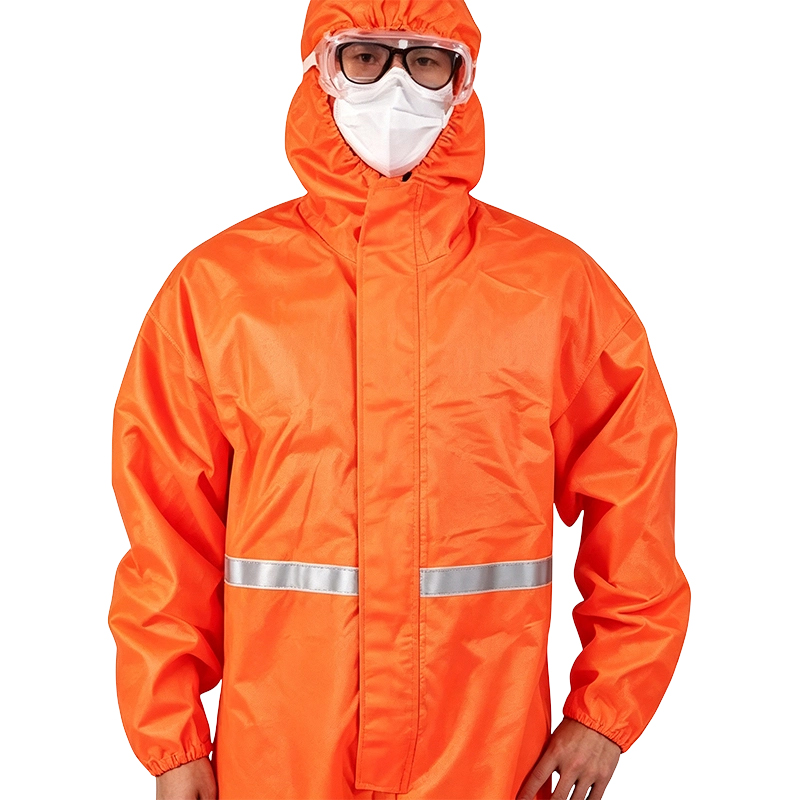 Reusable High-Visibility Protective Coveralls