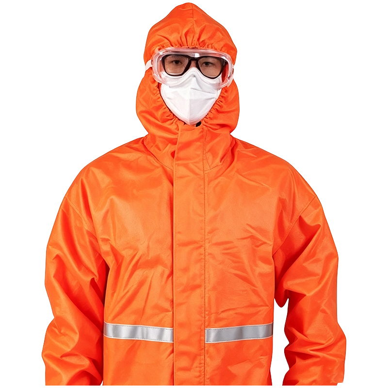 Reusable High-Visibility Protective Coveralls