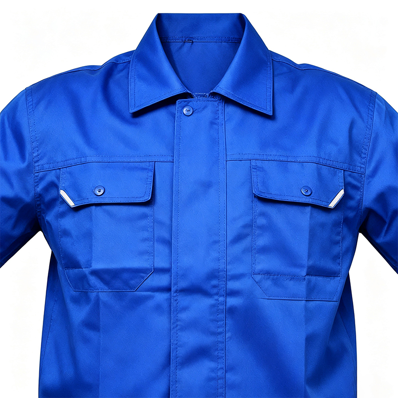 Short-Sleeve Summer Workwear Overalls Set na may Underarm Mesh