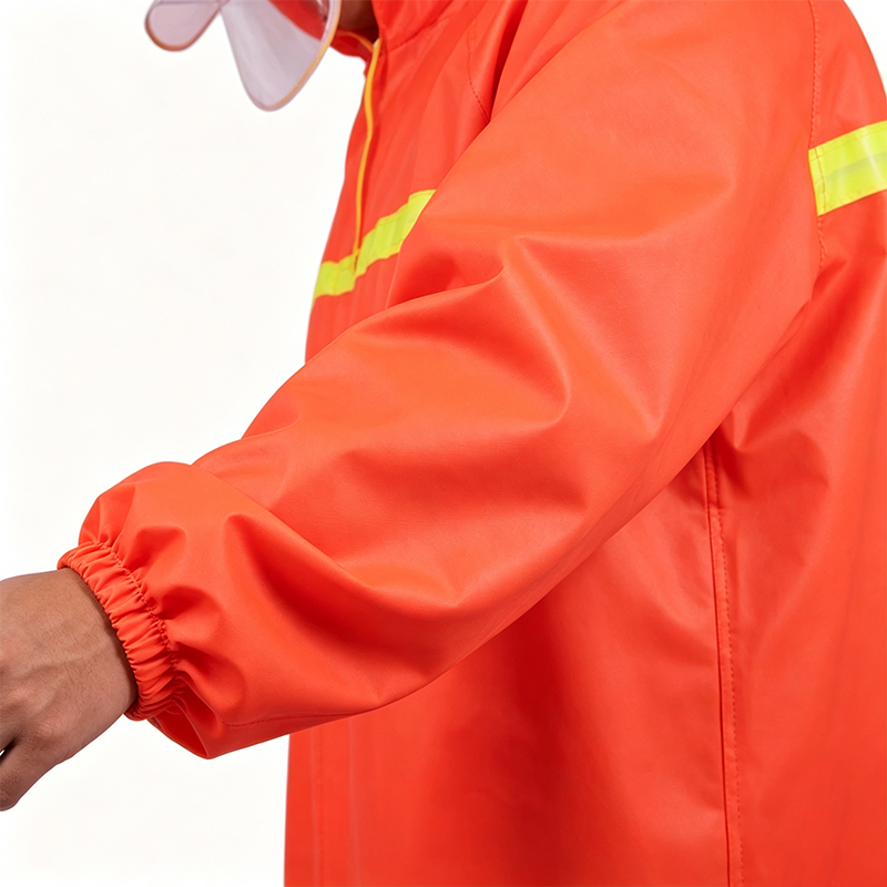 Seamless Welded Long Coat Style Raincoat