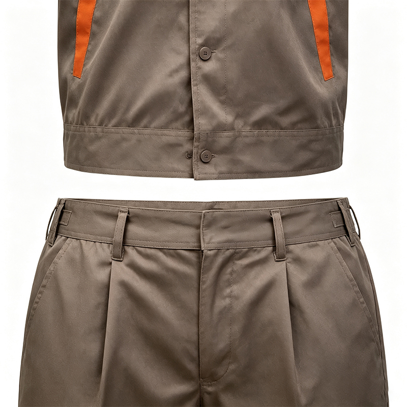 High-Visibility Summer Breathable Cotton Coveralls