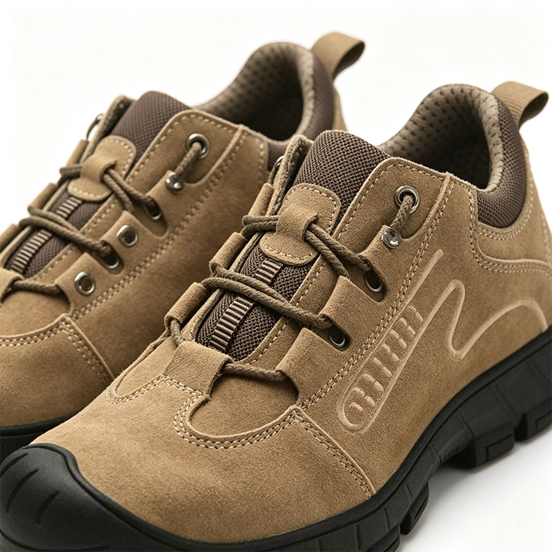 Kevlar Anti-Puncture Rubber Suede Safety Shoes