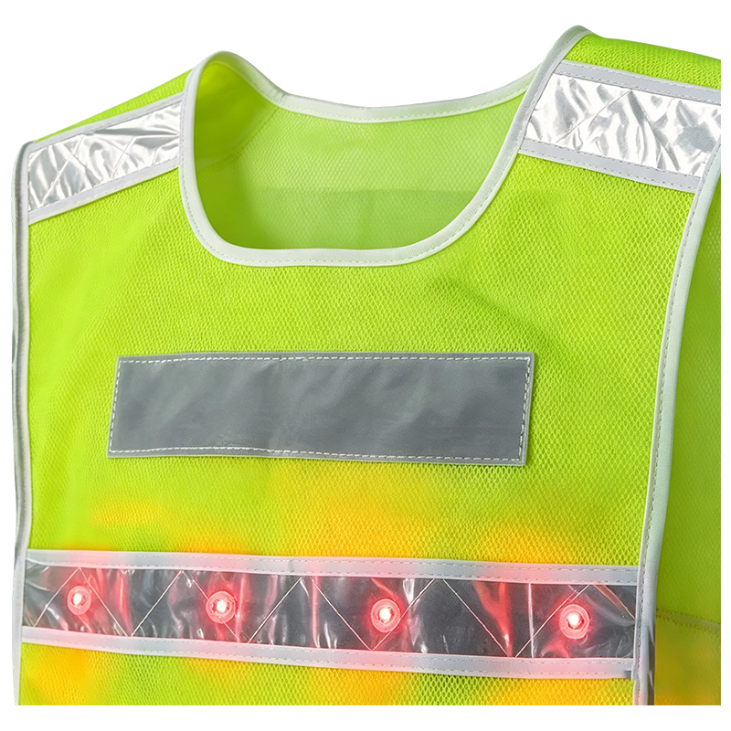 Active Illuminated LED Reflective Safety Vest