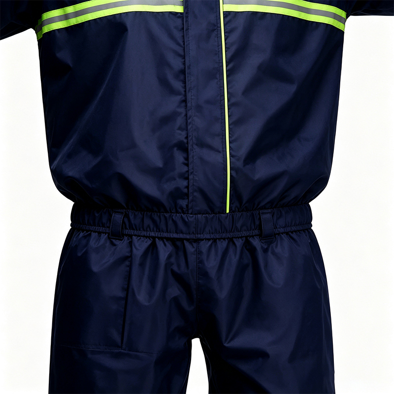 High-Visibility Single Layer Reflective Raincoat