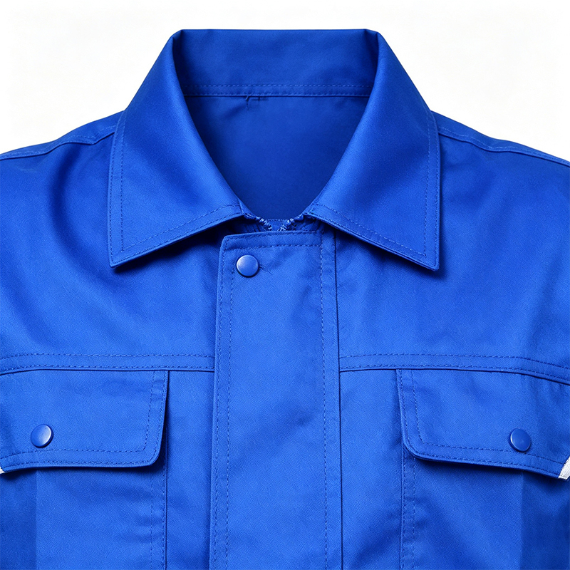 Short-Sleeve Summer Workwear Overalls Set na may Underarm Mesh