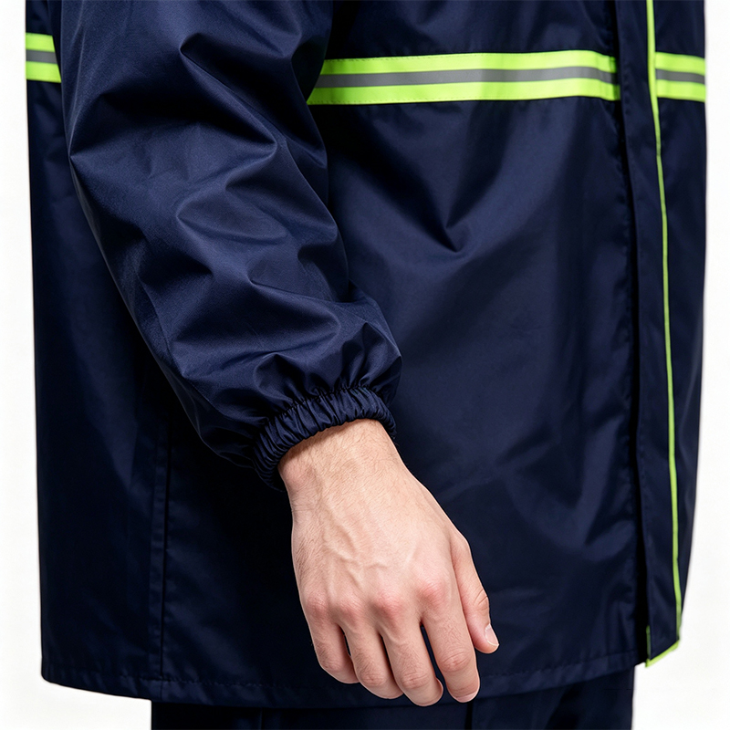 High-Visibility Single Layer Reflective Raincoat