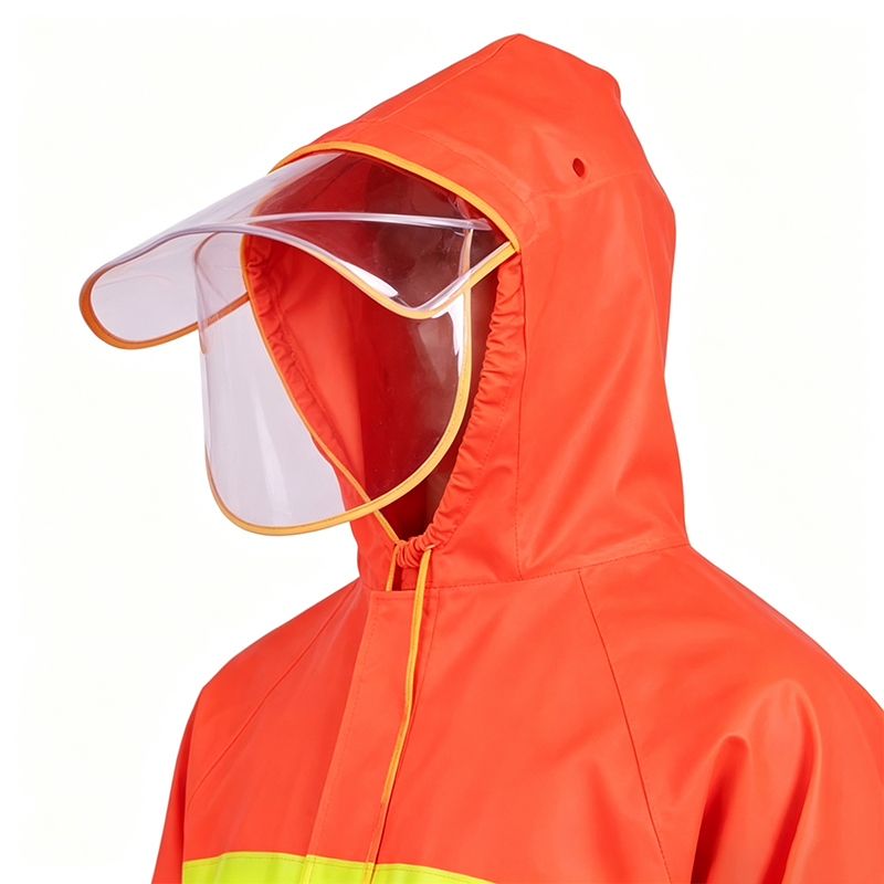 Seamless Welded Long Coat Style Raincoat